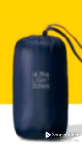 UNIQLO Stuff Sack Ultralight Down | Pouch sarung Jaket Bulu Angsa | Kantong Penyimpanan Pakaian