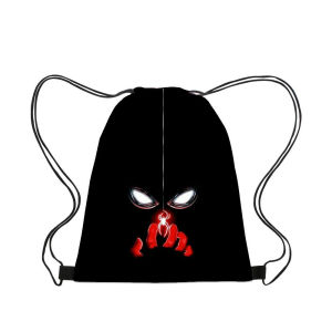 New Drawstring Drawstring Pocket Childrens Cartoon Drawstring Pocket Portable Drawstring Peripl Anime Backpack