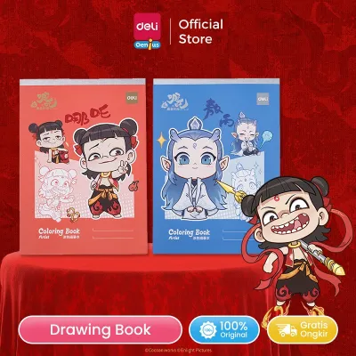 Deli x Nezha Coloring Book Buku Mewarnai 20 Lembar NZ219