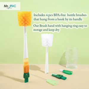 Brightbling 5 in 1 Multifunctional Bottle Cleaning Brush Set Cleaner Tumbler Brush Nylon Brush Straw Drinking
