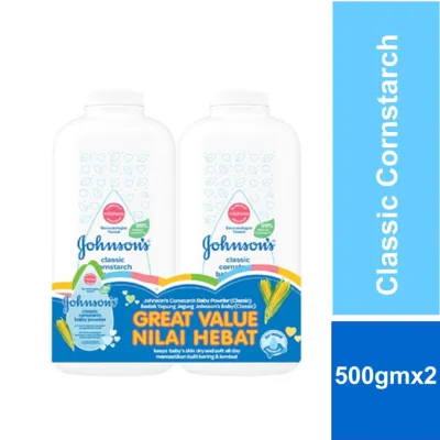 🔥Limited Offer🔥Johnson Baby Powder Blossom / Regular Cornstarch Powder Twin Pack / 2 in 1 set (2 x 500g)
