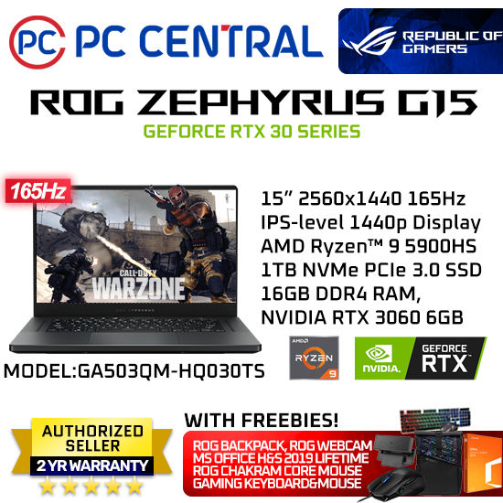 ASUS ROG ZEPHYRUS G15 (GA503QM-HQ030TS) Gaming Laptop 15