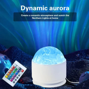Bluetooth Lighting Crystal Magic Ball Christmas Light DJ Lights Dance Club Party + Remote Control