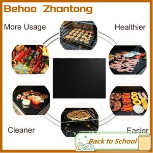 Behoo Reusable Non-stick BBQ Grill Mat Barbecue Baking Liners Kitchen Tool