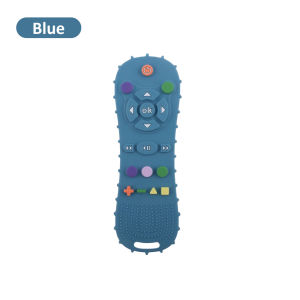 Ivorybaby Teether Bayi Bentuk Remote Control Lembut Mainan Gigitan Bayi