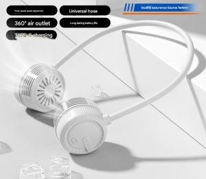 Foldable and portable neck fan featuring a silent turbine design. the new must-have personal mini fan for the effortlessly cool