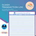 Gcash Transaction Log Pad | Gcash Transaction Record | Chat2print. 