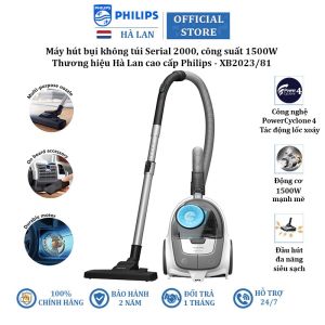 Máy hút bụi không túi Philips XB2023/81 Serial 2000 công suất 1500W - Hàng Nhập Khẩu Bảo Hành 2 Năm