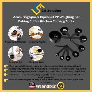 Measuring Cup Baking Cup Kitchen Cup Measuring Spoon Baking Spoon Cooking Spoon Kitchen Spoon Sudu Penyukat Sudu Sukatan