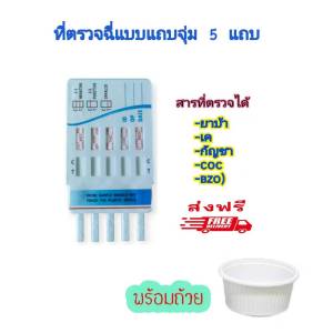 ชุดตรวจสาร 5ช่อง 5แถบ (เบื้องต้น)