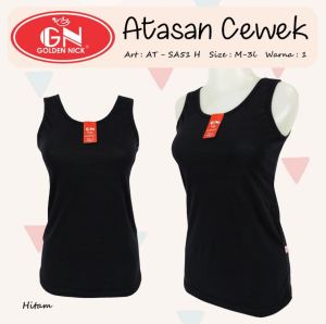 Tank Top / Kaos Dalam Singlet Wanita GOLDEN NICK SA51 SIZE M L XL XXL TALI KECIL TALI LEBAR
