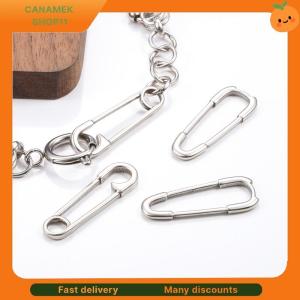 ❣️❣️❣️ 5Pcs Stainless Steel Paper Clip Shaped Pendant For Jewelry Making Supplies DIY Necklace Bracelet Connect Accessories