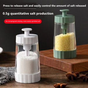 ⭐️【Local warehouse+COD】⭐Quantitative Salt Shaker Control Salt Bottle MSG/Seasoning Can Household Kitchen Condiment Container Metering Salt Jar
