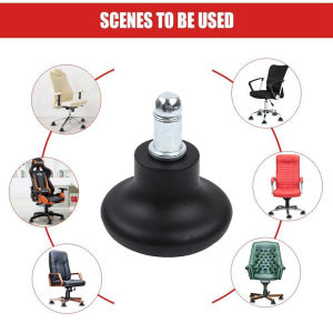 Glider Chair Glides to Replace Casters Wheels SET OF 5