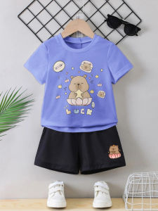 Joykids Setelan Anak Perempuan dan Laki-laki Lucu Capybara