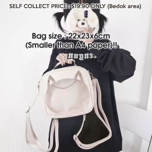 Cute Cat Bag Ita Bag Insert Women bag Backpack Cute Bag Crossbody Bag Japanese bag Itabag Genshin Impact Bag Transparent bag Lolita