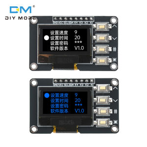 Diymore 0.96inch Màn hình OLED IIC Trắng/Xanh 12864 với 4 nút Màn hình OLED ssd1306 ssd1315 OLED I2C hiển thị