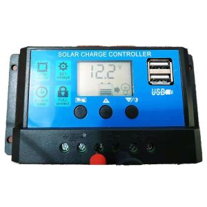 PWM Solar  controller 10A 12V/24V LCD intelligent automatic adjustment