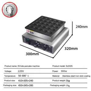25/50 Hole Commercial Muffin Machine Electric Hot 25 Hole Muffin Machine 25 Hole Small Muffin Machine Pancake Machine