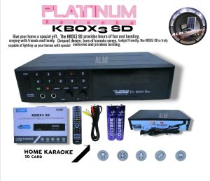 PLATINUM KBOX3 SD CARD PLAYER HOME KARAOKE