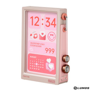 [READY STOCK] DIVOOM TIMES FRAME Unique Transparent HD Display Smart Frame - PINK