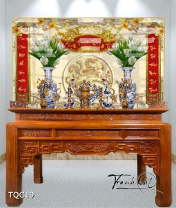 Tranh phòng thờ treo tường Tranh cửu huyền thất tổ tranh đức lưu quang phần 1