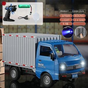 BIS BASURI MAINAN REMOTE RC TRUCK BOX 1:16 CARRY PICK-UP SPRAY ASAP SMOKE & LIGHT