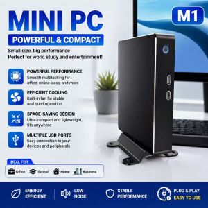 Intel Core i5 Mini PC 8GB RAM 256GB SSD | Compact Desktop Computer for Home Office & Business | Fast Space-Saving & Ready to Use