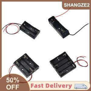 【E-WOITD】 18650 pin chủ clip Pin chủ hộp với kết nối chì 1 phần 2 phần 3 phần 4 phần 18650 pin trường hợp