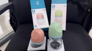 Dr.Spock Botol Bayi Newborn BPA Free / Dot Bayi Botol Susu Kaca 90ml/160ml Botol Susu Bayi Anti-Colic Anti-jatuh BP01