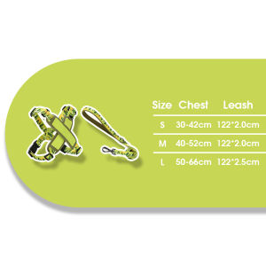 Pet Harness Leash Set No Pull Harness Adjustable Leash Comfort Handle For Dogs Outdoor Walking