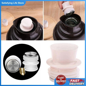 2PC Food Grade 2L/3.2L Thermos Bottle Stopper 304 Stainless Steel Silicone Kettle Cover Hot Water Cap