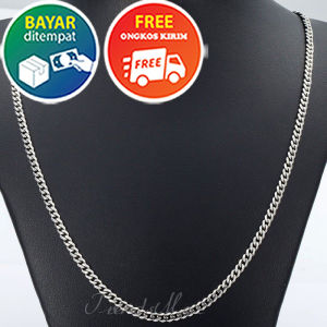 Kalung Titanium Stainless Steel Motif Rantai