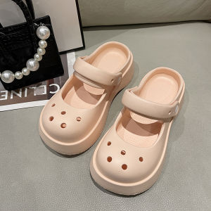 LH.Bigsize  ใหม่รองเท้าทรงครอส🎀 รองเท้าหัวโตเวอร์ชั่นใหม่ รองเท้ามีรู ดีไซน์สวยงาม😍ใครจะอดใจไหววต้องโดนนแล้วว