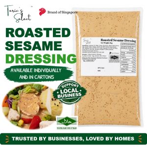 [SG Brand] Terics Select Halal Roasted Sesame Dressing 1kg Japanese Salad Creamy Sesame Sauce