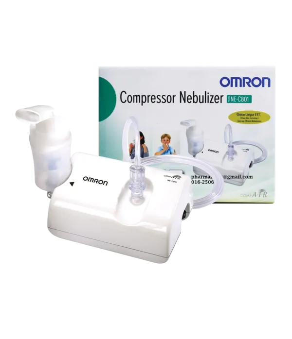 Máy xông mũi họng Máy xông khí dung Omron Compressor Nebulizer NE-C801 Nhật Bản