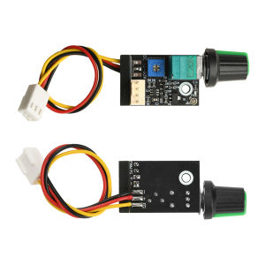 diymore DC 12-60V Manual Four-Wire PWM Fan Speed Controller 3A with Switch 4-Wire Fan Speed Reduction and Noise Reduction