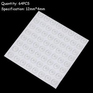 Transparent Rubber Bumper Protection For Door or Drawers with 3M Adhesive Backing