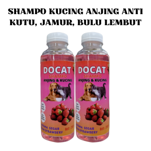 SHAMPOO DOCAT UNTUK KUCING ANJING ANTI KUTU JAMUR BULU LEMBUT