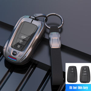 Hợp kim kẽm TOYOTA Key trường hợp đối với toyota CHR Camry Altis Corolla chéo RAV4 vỏ chìa khóa Toyota Key Bìa TOYOTA Keychain