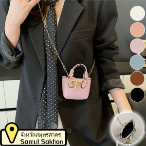 Belfoyer 【สต็อกท้องถิ่น】กระเป๋าสตางค์สำหรับสุภาพสตรีกระเป๋าสะพาย Mini Carabinerจี้กระเป๋าแฟชั่น