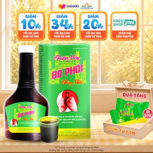 Thiên môn bổ phổi Thủy Mẫu - Siro ho hỗ trợ giảm ho ho do dị ứng thời tiết ho có đờm bổ phổi bồi bổ cơ thể - Chai 280ml