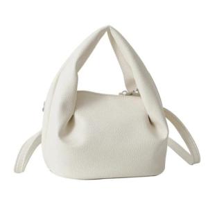 Haseena Tas Tangan Selempang Wanita Zakia Kulit Polos Lipit Awan Terbaru Kekinian Mini Handbag Slingbag Cloudy Casual Style Women