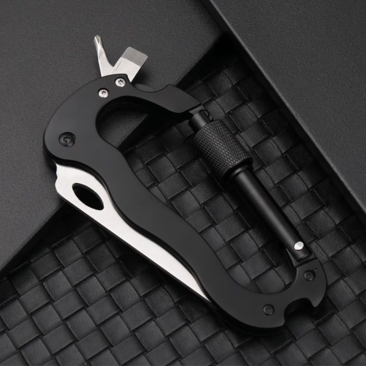 7-in-1 Survival Carabiner Tool – Multi-Function Gear For Hiking, Climbing & Outdoor Adventures 6 thumbnail image