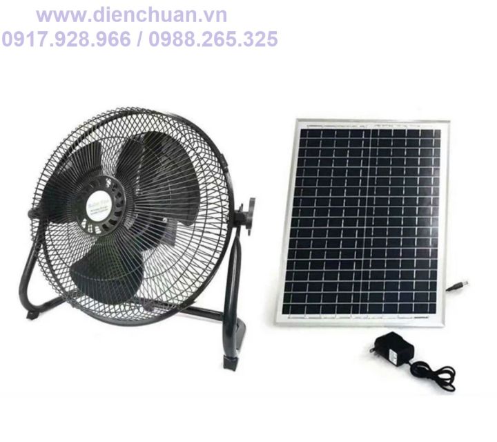 Quạt tích điện năng lượng mặt trời chân quỳ- Solar Fan