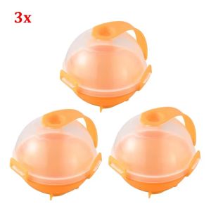 6Pcs Round Ice Boxes Ice Ball Mold For Cold Drink Coffee Ice Lattice Grinder Ice Maker Ice Hockey Model Kitchen Tools