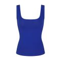 Freya Padded U-Back With Chest Pad Knitted Basic Comfy Sleeveless Open Back Casual Top For Women. 