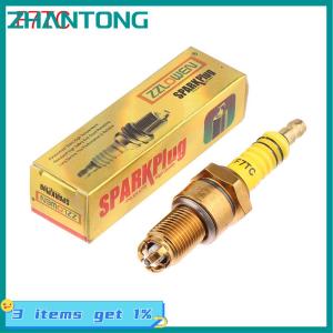 ZHANTONG 1Pcs Spark Plug 3 Triple Electrode A7TC D8TC For GY6 CG 50 70 110 125 150CC Motorcycle Atv Scooter Dirt Bike Go Kart