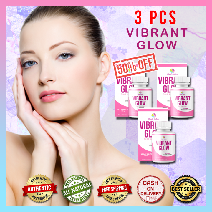 3 bottles Vibrant Wellness Vibrant Glow | Glutathione Capsule | Vibrant  Wellness Products | Glutathione with Collagen Glutathione Capsules For  Youthful Skin - Lazada