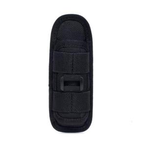 Practical Flashlamp Pouch Multipurpose Nylon Carrying Cover with Secure Lock Suitable for Outdoor Accessories Use